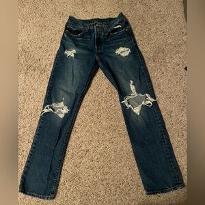 Levi's Women's Straight Leg Jeans - Dark Blue